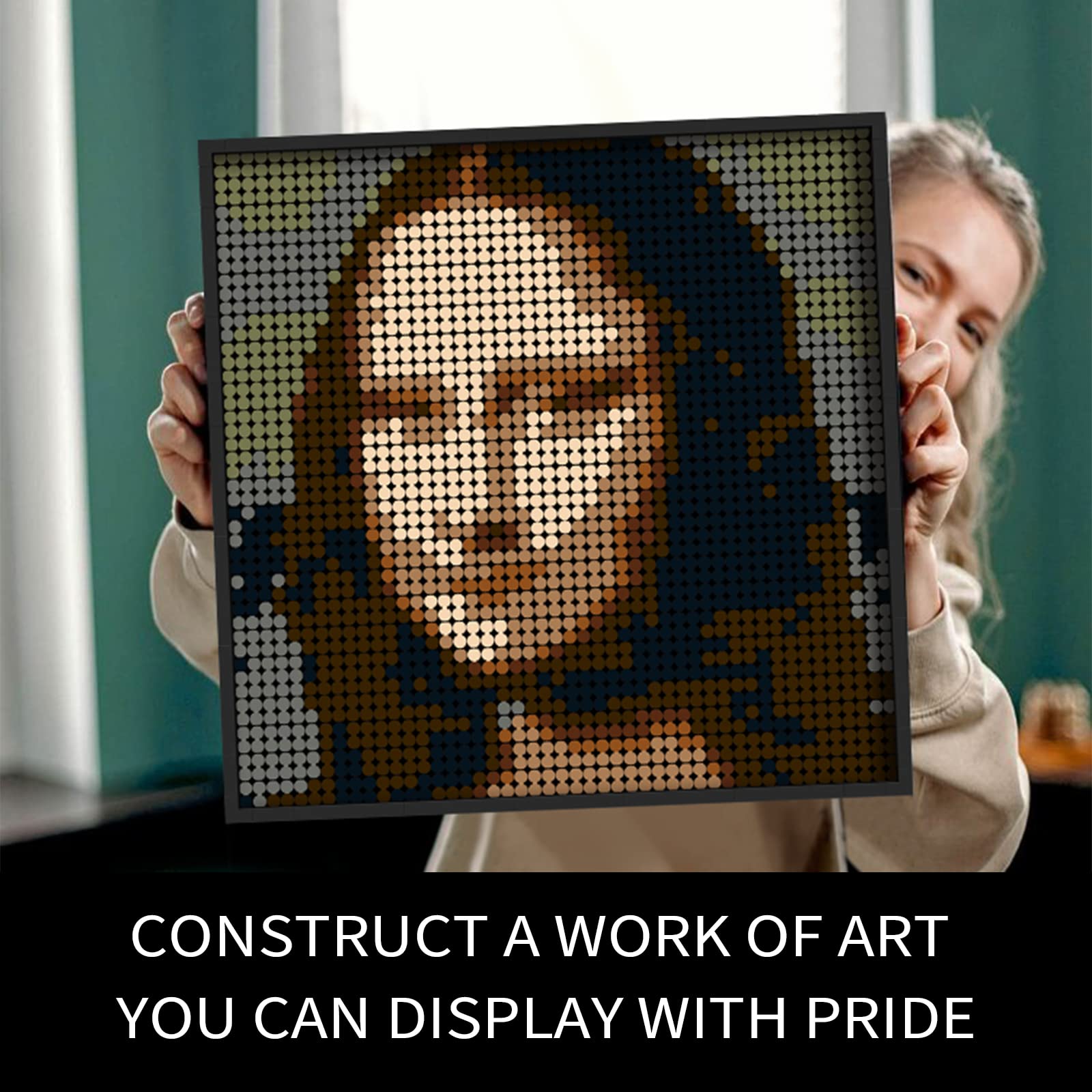 Amazon.co.jp: PIPART 3イン1 モザイクアート モナリザ | ゴッホ自画像